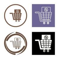 Shopping Tax Vector Icon