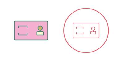 Unique Membership Card Vector Icon