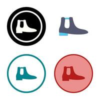 Men's Boots Vector Icon