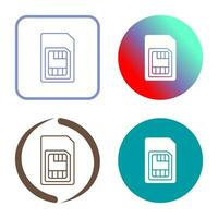 Sim Card Vector Icon