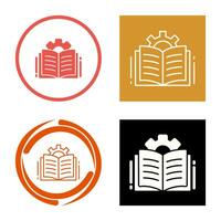 Open Book Vector Icon