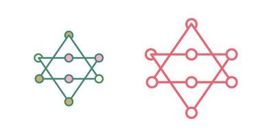 Unique Networks Vector Icon