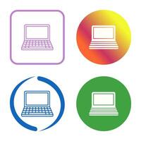 icono de vector de laptop