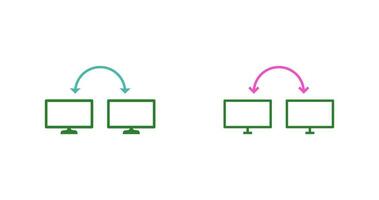 Unique Connected Systems Vector Icon