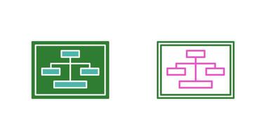 Unique Seo Structure Vector Icon