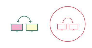 Unique Connected Systems Vector Icon