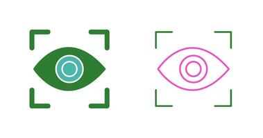 Eye Scan Vector Icon