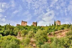 the alhambra in granada, spain photo