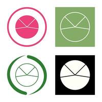 Pie Chart Analysis Vector Icon