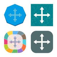 Unique Move Vector Icon
