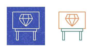 Diamond Exhibit Vector Icon