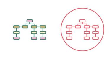 Unique Seo Structure Vector Icon