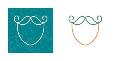 Beard and Moustache Vector Icon