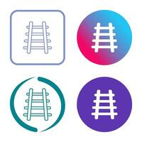 Train Tracks Vector Icon