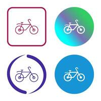 icono de vector de bicicleta