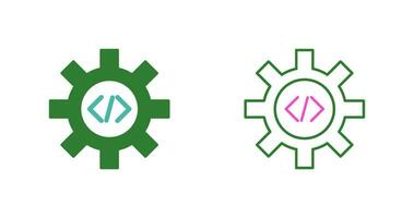 Unique Code Optimization Vector Icon