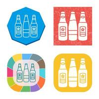 Beer Bottles Vector Icon