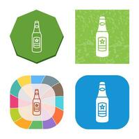 Beer Bottle Vector Icon