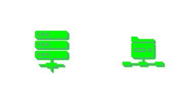 Server and Network Icon vector