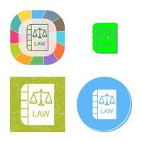 Law and Order Vector Icon