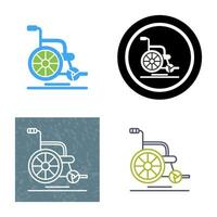 Wheel Chair Vector Icon