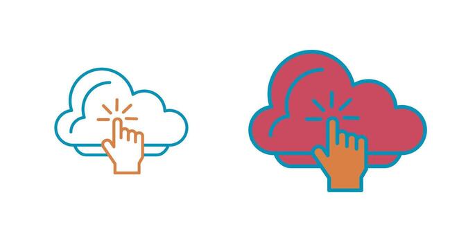 Cloud Computing Vector Icon