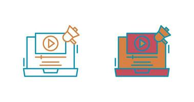 Video Marketing Vector Icon