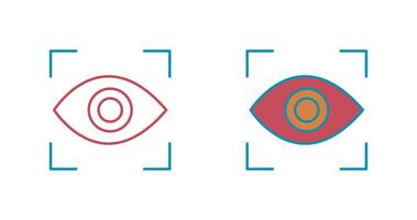 Eye Scan Vector Icon