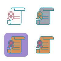 Legal Paper Vector Icon