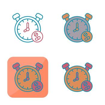 icono de vector de reloj