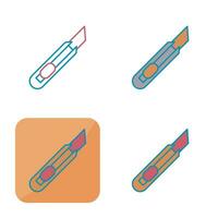 Stationery Knife Vector Icon