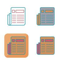 News Paper Vector Icon