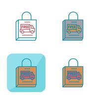 Free Home Delivery Vector Icon