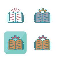 Open Book Vector Icon