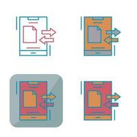 Data Transfer Vector Icon