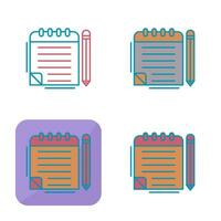 Notepad Vector Icon