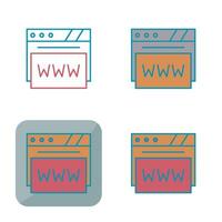 Web Browser Vector Icon