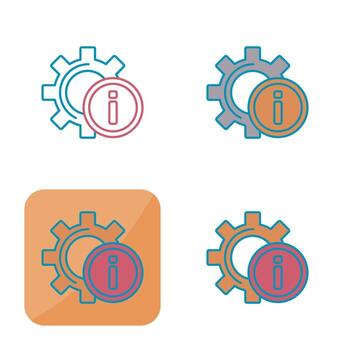 icono de vector de configuración