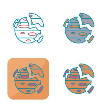 Destroyed Vector Icon