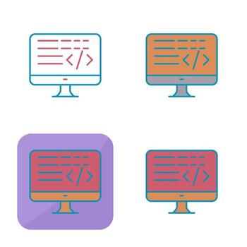 Coding Vector Icon