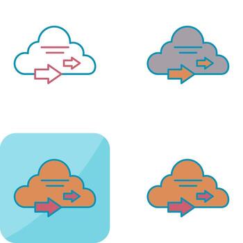 Cloud Computing Vector Icon