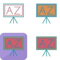 From A To Z Vector Icon