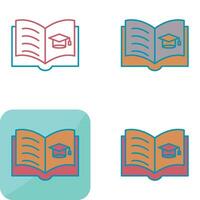 Open Book Vector Icon