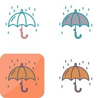 Raining Vector Icon