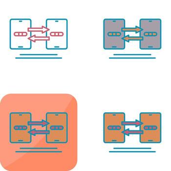 Data Synchronization Vector Icon