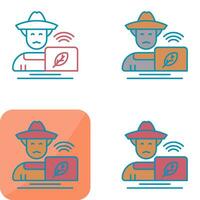 Farmer Vector Icon