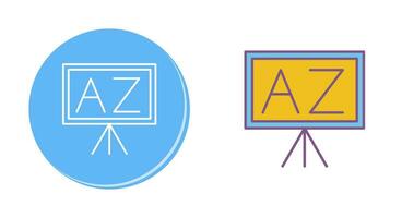 From A To Z Vector Icon