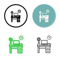 Work Table Vector Icon