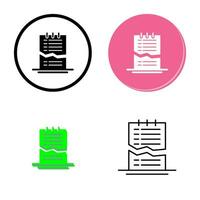 Corrupted List Vector Icon