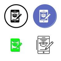 Online Course Vector Icon